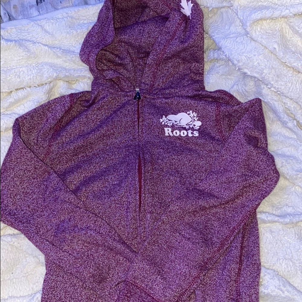 purple roots zip up